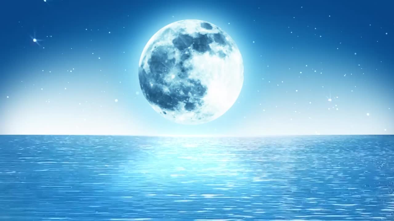 자연 달 추상 모션 배경