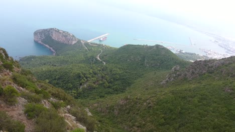 aerial-shot-by-drone-of-cap-carbon-bejaia---Yemma-Gouraya