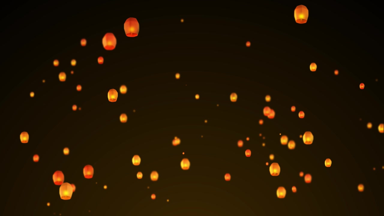 Lancement du festival des lanternes pendant le festival bouddhiste du Nouvel An chinois, ciel volant traditionnel