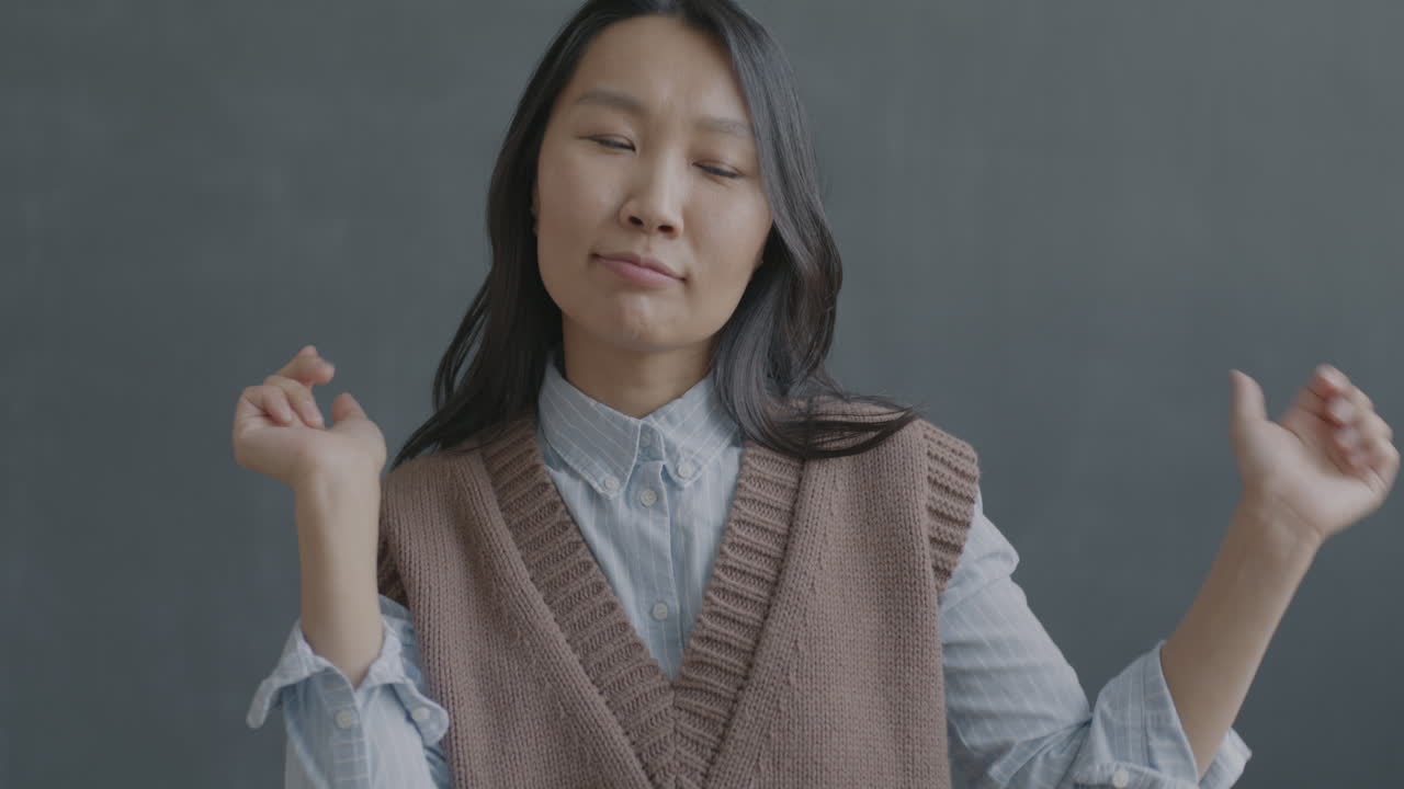 Woman Posing in Casual Wear