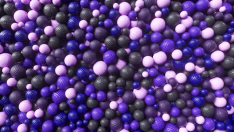 abstract pattern of multicolored textured balls