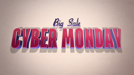 Retro-Cyber-Monday-Und-Big-Sale-Text-Im-80er-Jahre-Stil-Auf-Einer-Braunen-Grunge-Textur