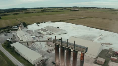 Flying-past-smoking-industrial-buildings