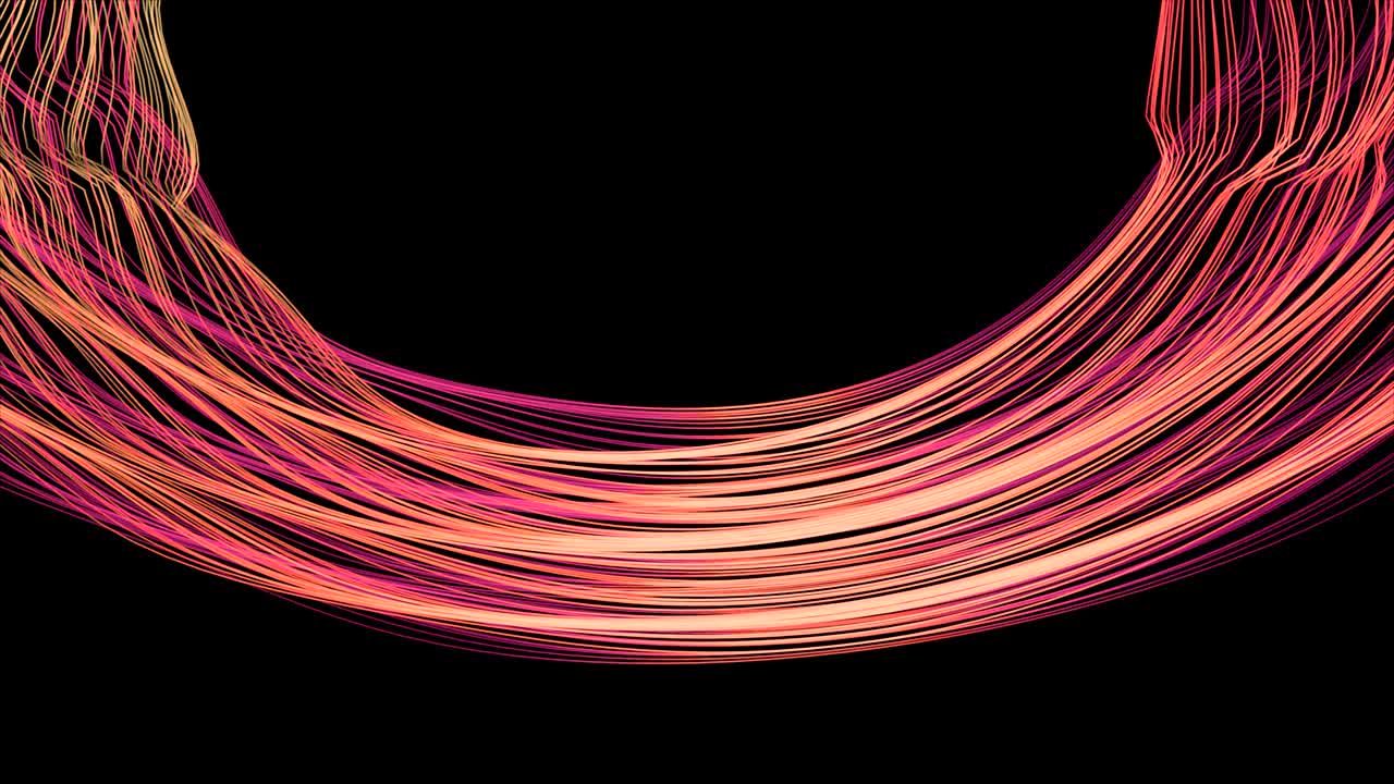 추상적인 빛의 흔적.