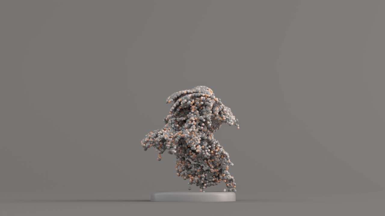 abstracto composición de la esfera 3d