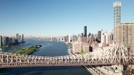 nyc skyline from the east river