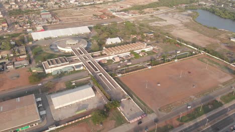 ghana trade fair wide aerial view