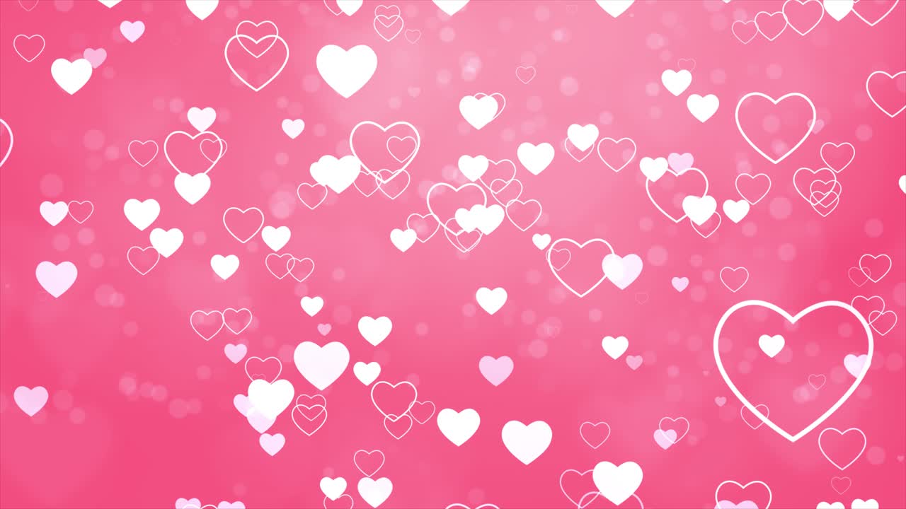 분홍색 심장 배경