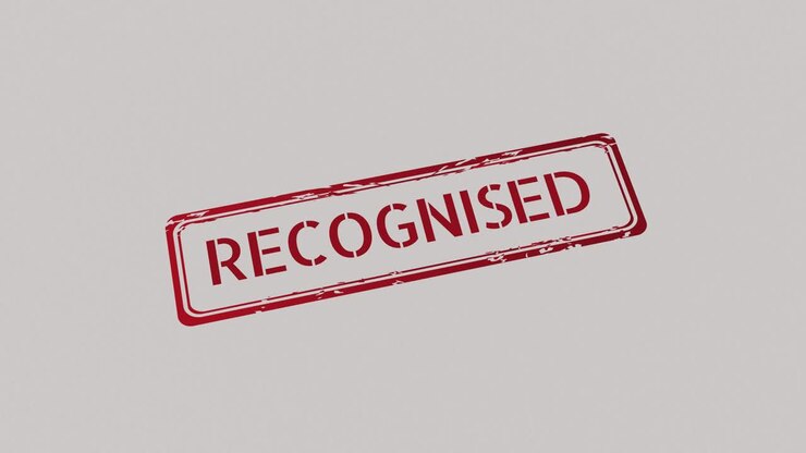 RECOGNISED Stamp