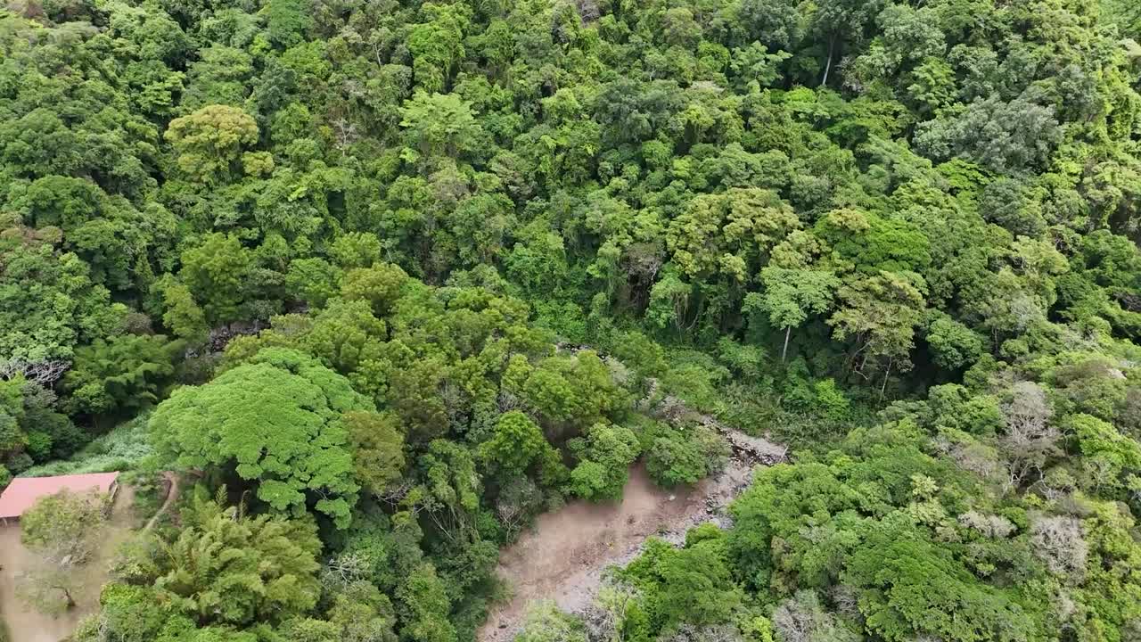 Aerial images of a natural park, Costa Rica, Poas, Alajuela