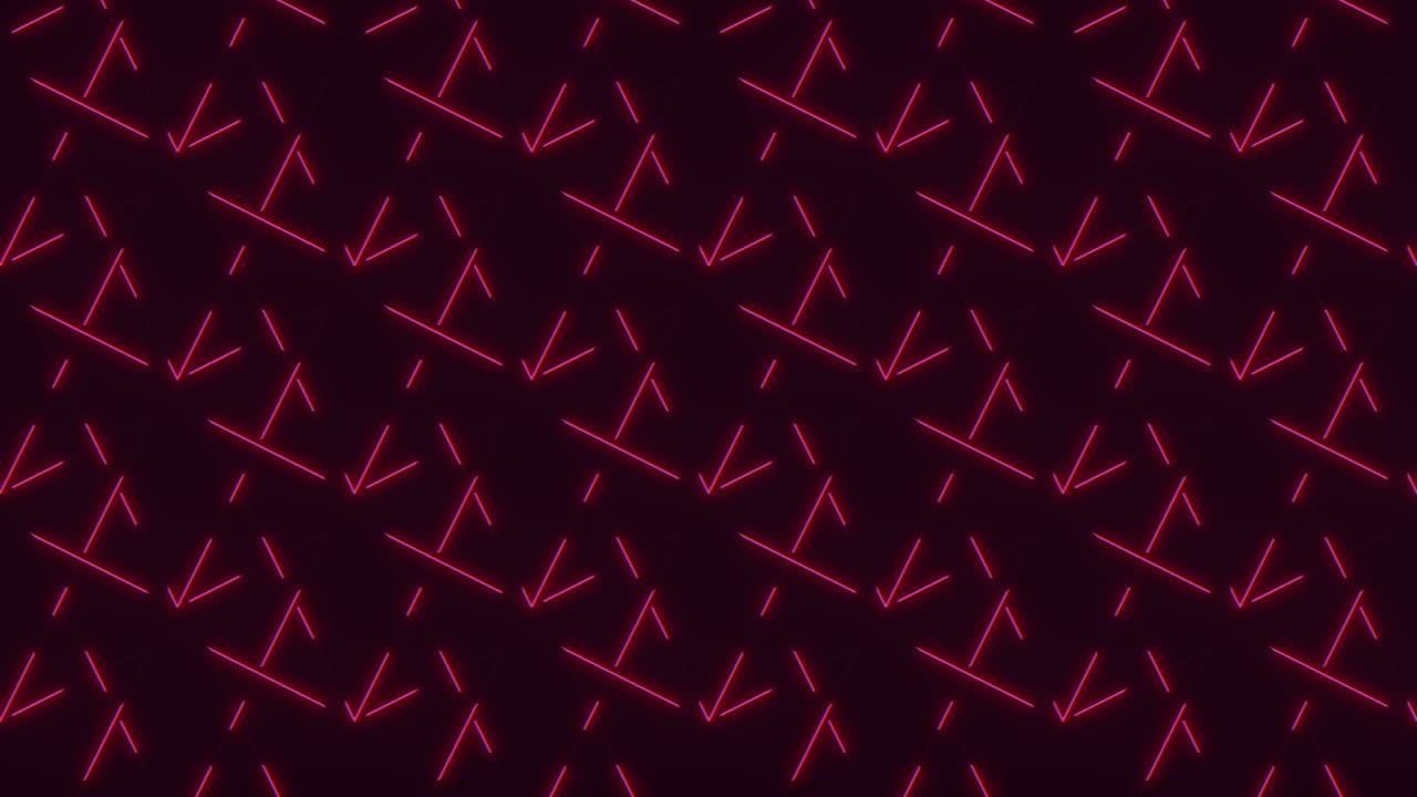 un patrón de luces rojas