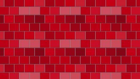pared de ladrillo. animación de pared de ladra. cuadrados en movimiento