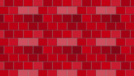 brick wall. brick wall animation.  moving squares