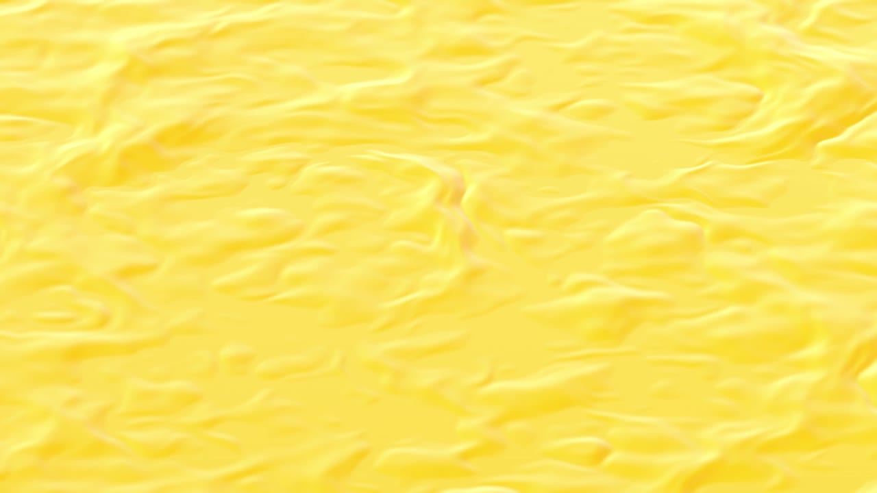 Ruffled yellow liquid