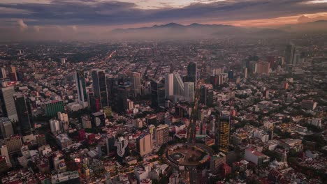 sunrise-insurgent-roundabout-in-mexico-city