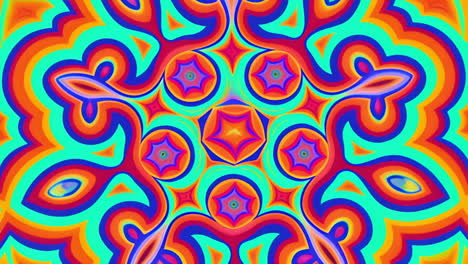 colorful psychedelic kaleidoscope pattern