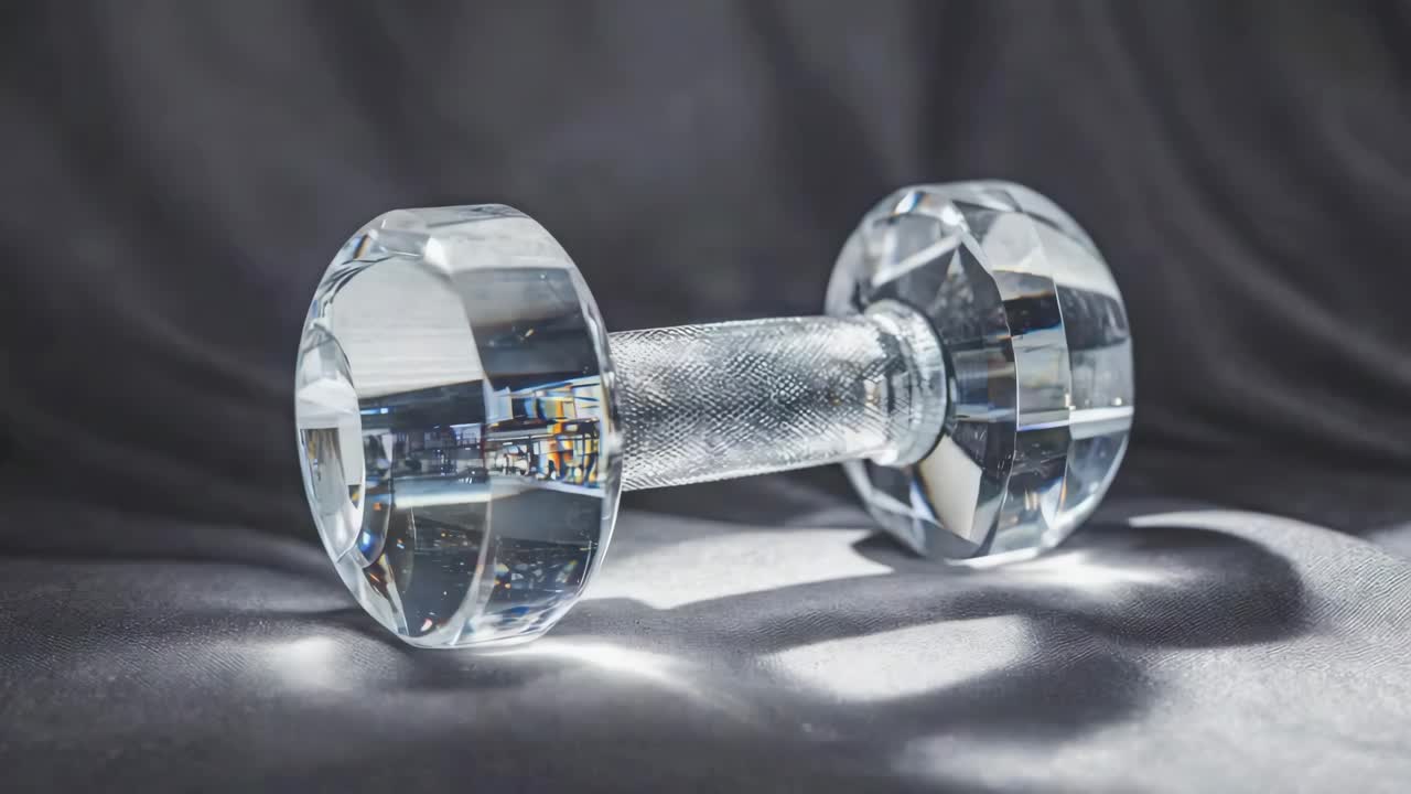 A dumbbell for fitness and exercise