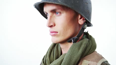 Serious-solider-in-military-uniform