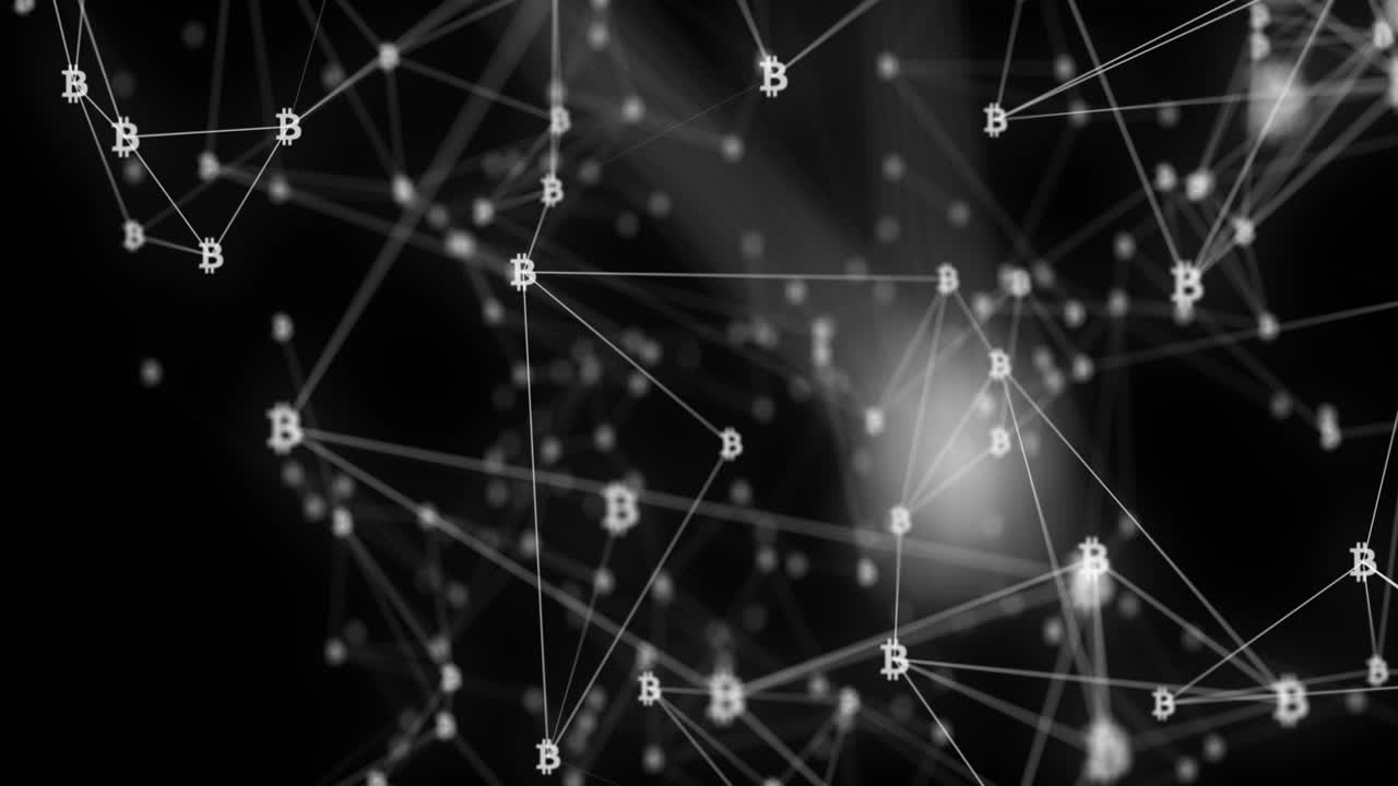 visualización de la red de bitcoin