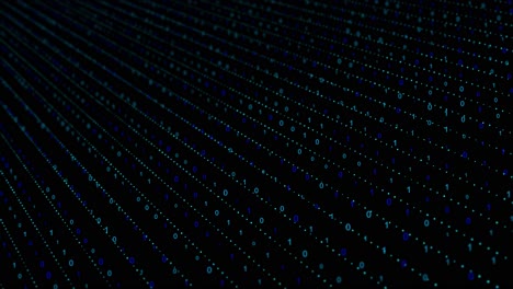 cyberspace big data digital business hi tech matrix tunnel binary code encrypted nodes technology