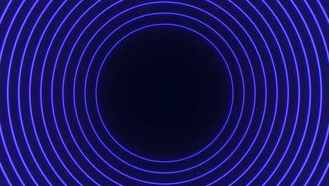 futuristic circular pattern overlapping blue lines in a circular formation