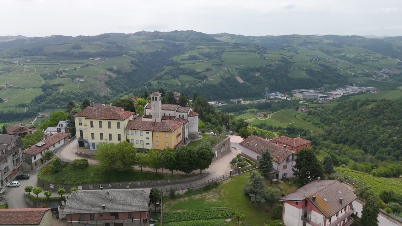 vista aérea del pueblo italiano