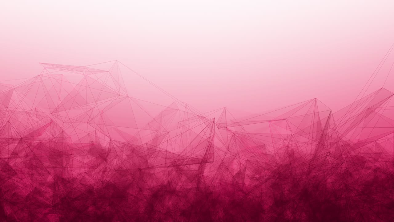 polígonos abstractos en fondo de gradiente rojo