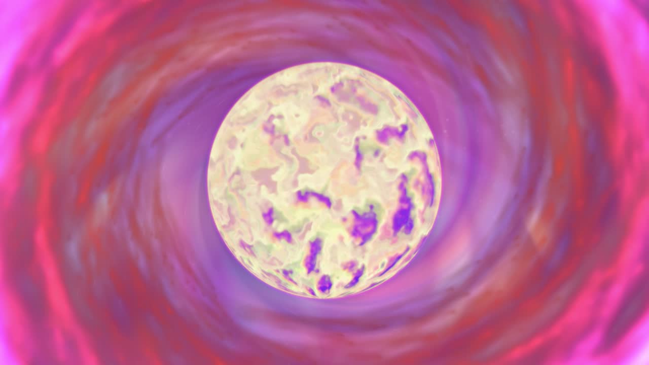 fondo rosa abstracto con esfera luminosa