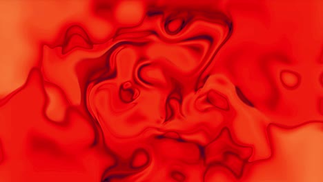 red color ink liquid animated background. animation of liquid marble texture.