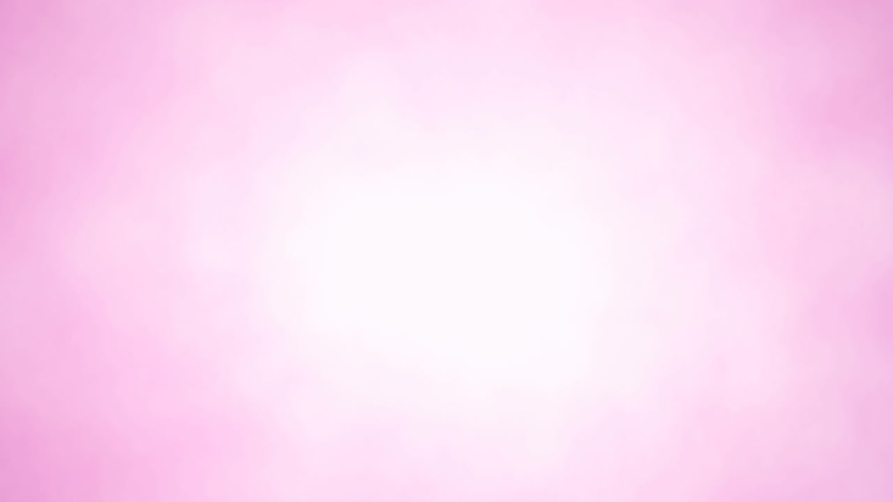 분홍색 배경에 나타나는 분홍색 유방암 텍스트의 애니메이션