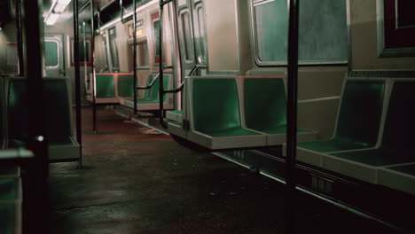 empty subway car