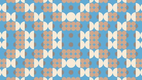 abstract moving pattern with multicolor geometric shapes. motion graphic background in a flat design with geometric elements. seamless geometric background with various dynamic tiles