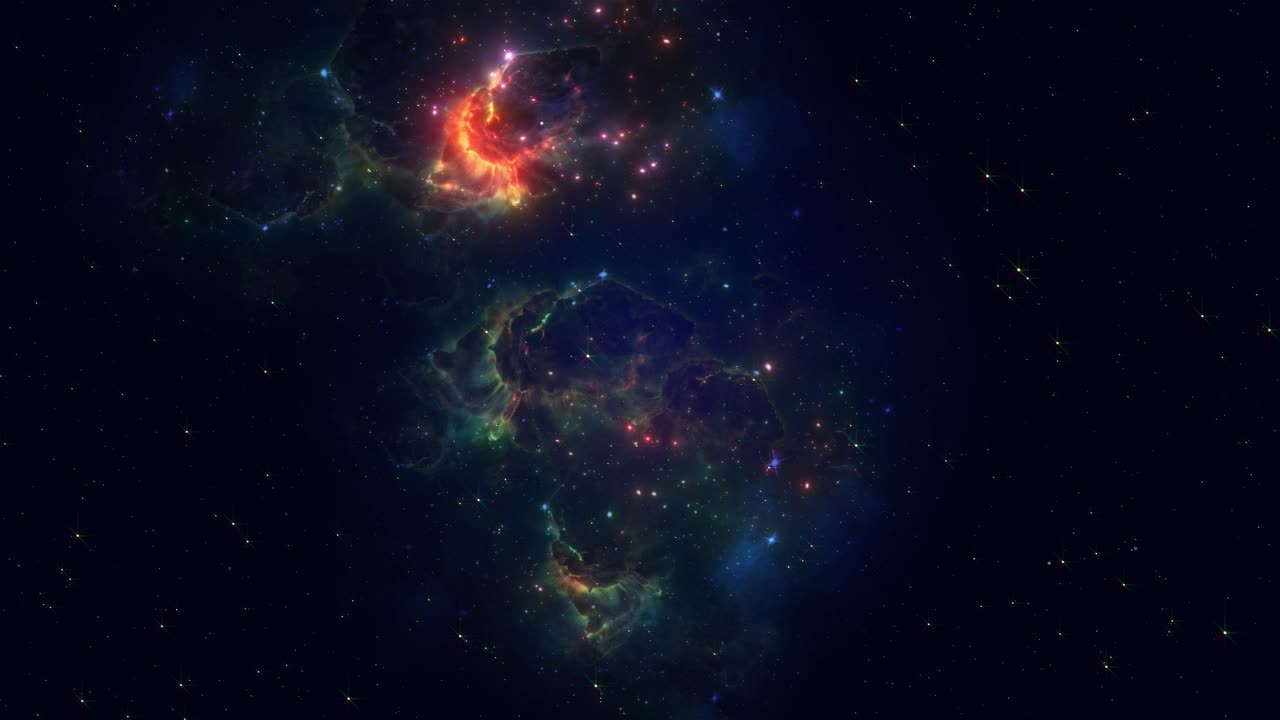 la cautivadora animación espacial 4k cg