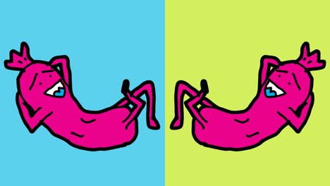kids drawing pop art seamless background with theme of sausage