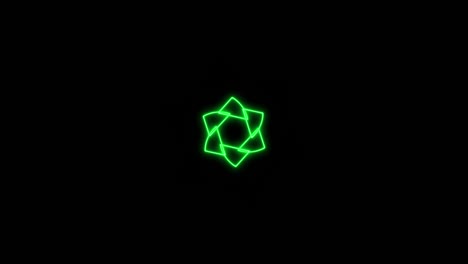 a neon graphic object.
