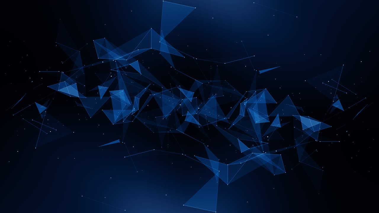 Plexus abstract network titles technology science background loop