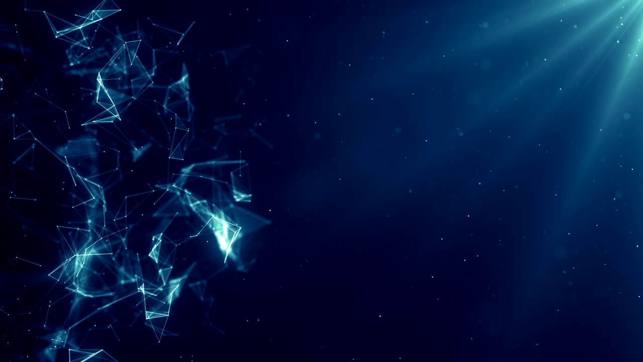 Plexus abstract network titles technology science background loop