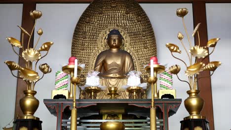 golden statue at a buddhist temple