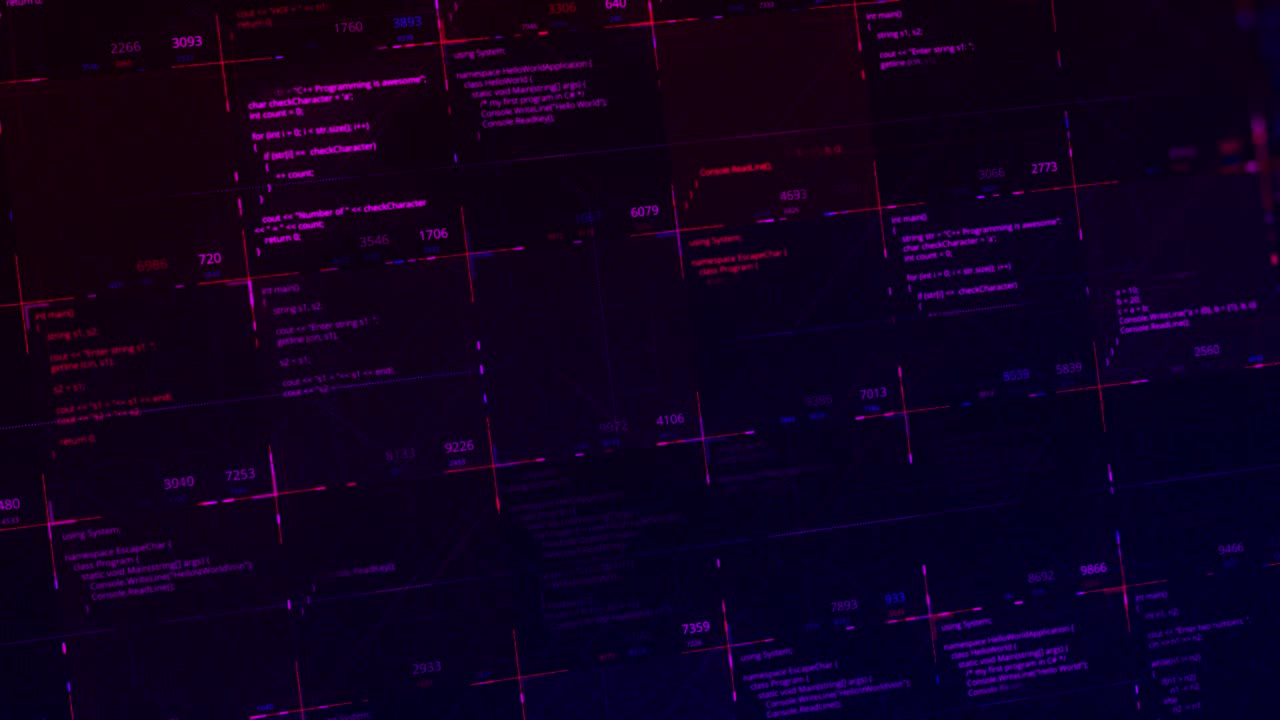 código de computadora en la pantalla