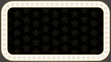 stars grey background rectangle border frame