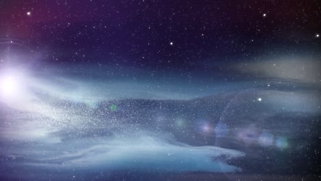 4k pętlowane cząstki abstrakcyjne tło - poczucie przestrzeni