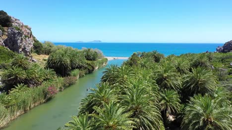 a very special beach on the island of crete in greece