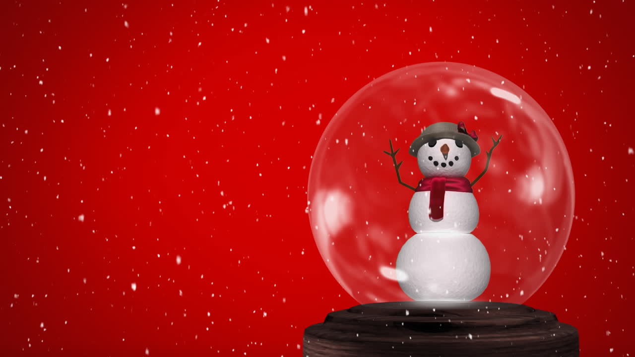 Globo de la nieve de Navidad