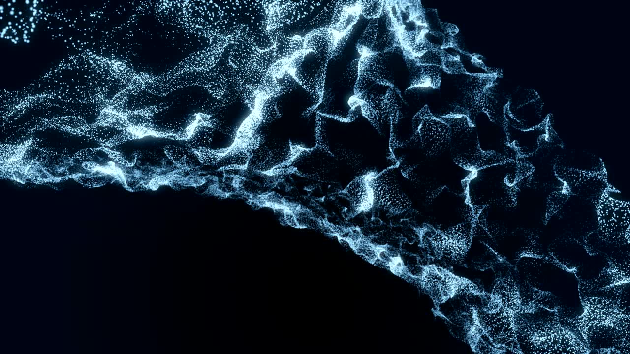 Particles dust abstract light bokeh motion titles cinematic background loop