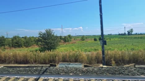 scenic views of fields and tracks in turin