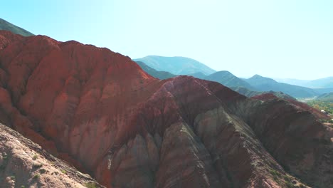 The-backside-of-the-Cerro-de-los-Siete-Colores-in-Purmamarca,-Jujuy,-Argentina