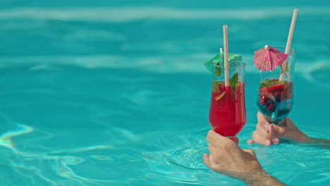 cocktails by the pool