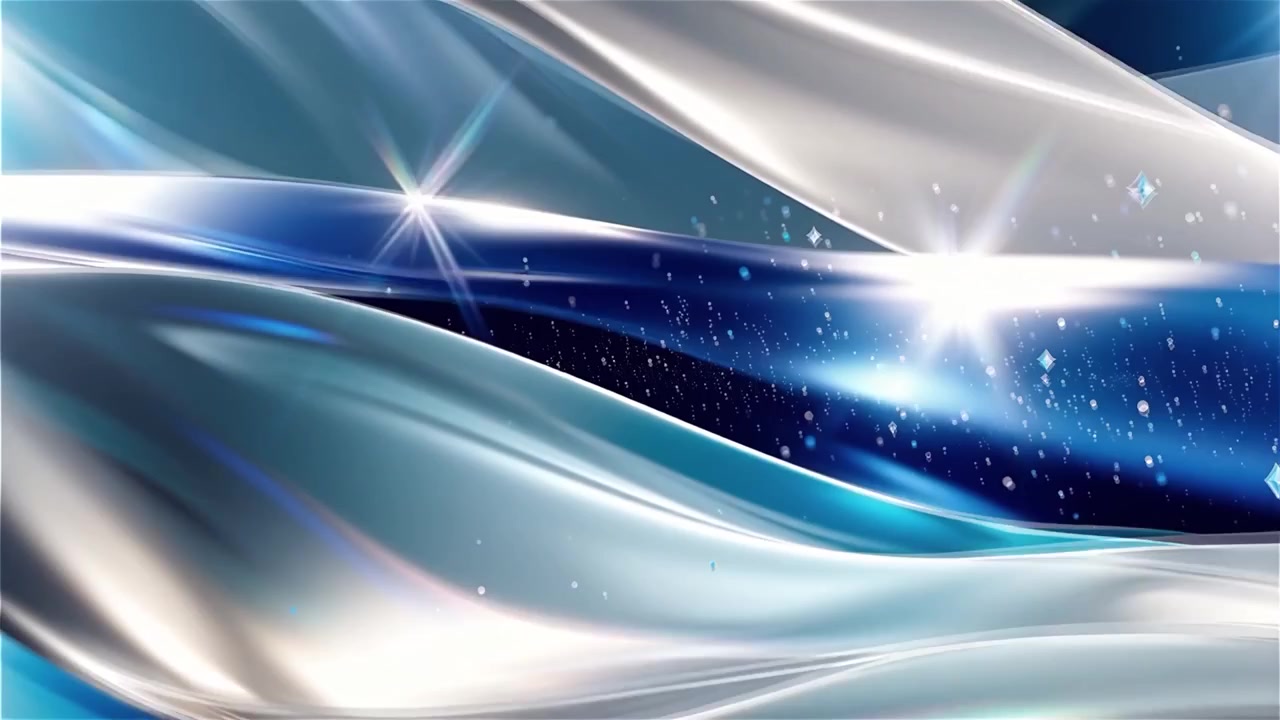 抽象的な光の波が流れる背景