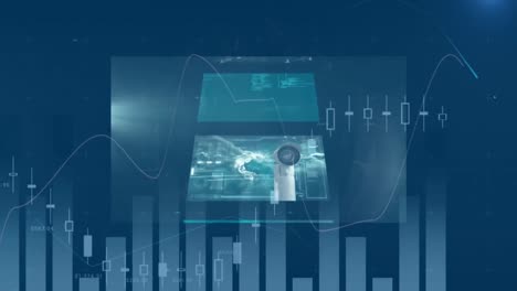 Animación-Del-Procesamiento-De-Datos-Sobre-Gráfico