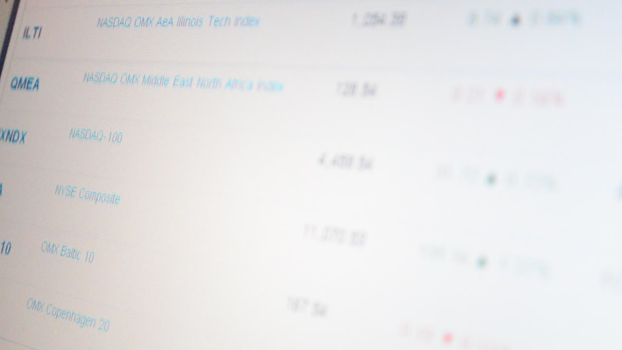 Stock Market board . Stock market board stock exchange
